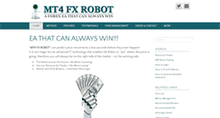 Desktop Screenshot of mt4fxrobot.com